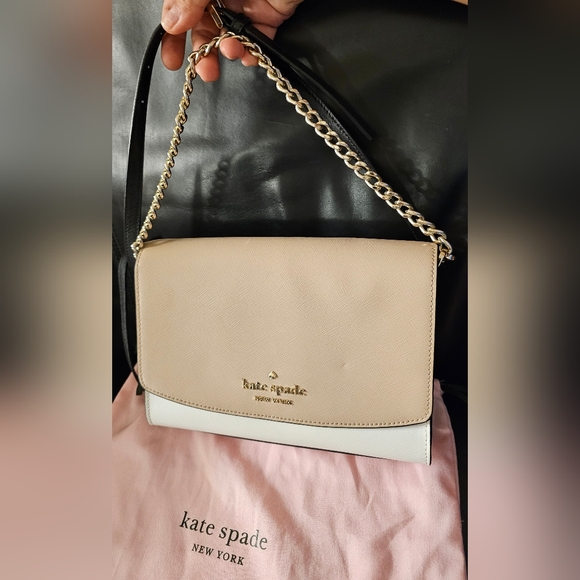 Kate Spade Madison Colorblock Convertible Crossbody Clutch Wallet & Dustbag EUC - Picture 4 of 15